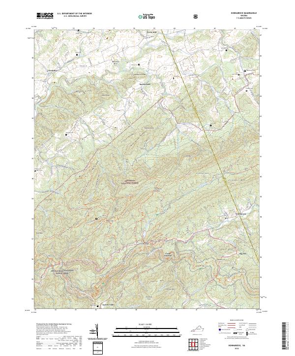 Konnarock topographic map thumbnail