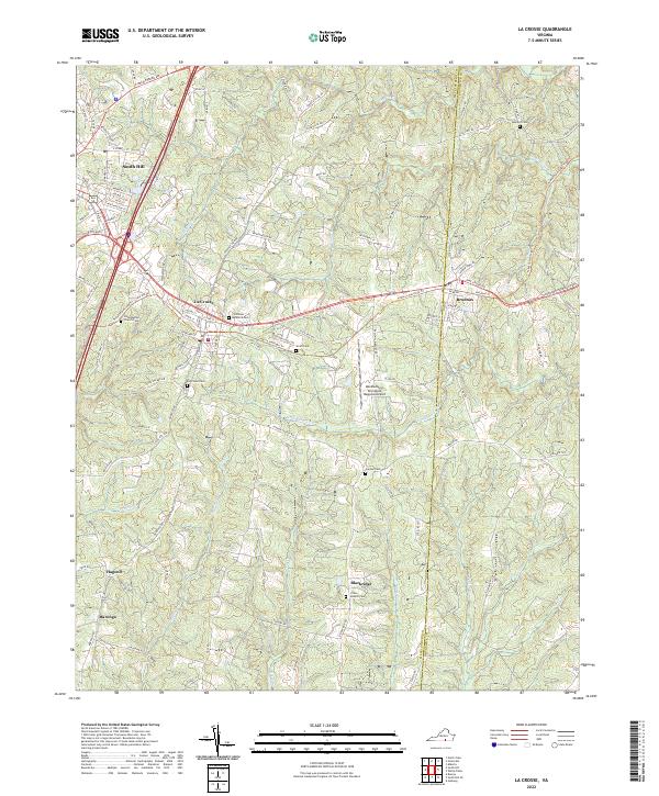 La Crosse topographic map thumbnail