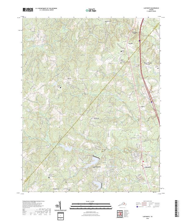 Ladysmith topographic map thumbnail