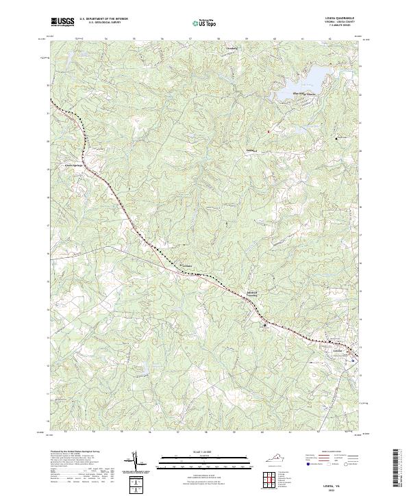 Louisa topographic map thumbnail