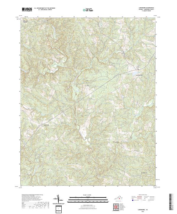 Lunenburg topographic map thumbnail