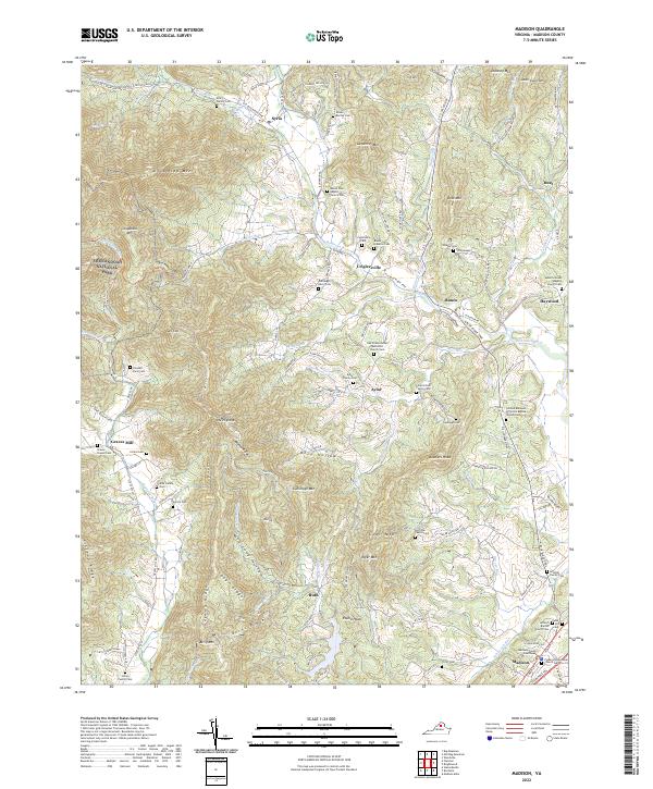Madison topographic map thumbnail