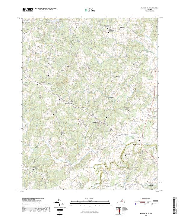 Madison Mills topographic map thumbnail