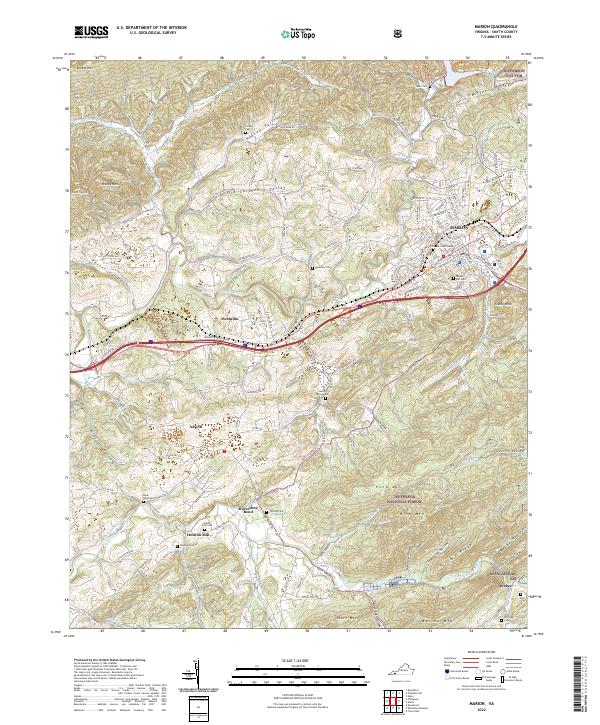 Marion topographic map thumbnail