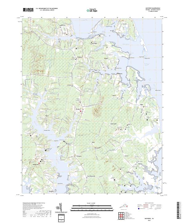 Mathews topographic map thumbnail