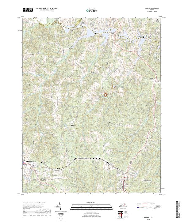 Mineral topographic map thumbnail