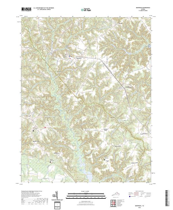 Montross topographic map thumbnail