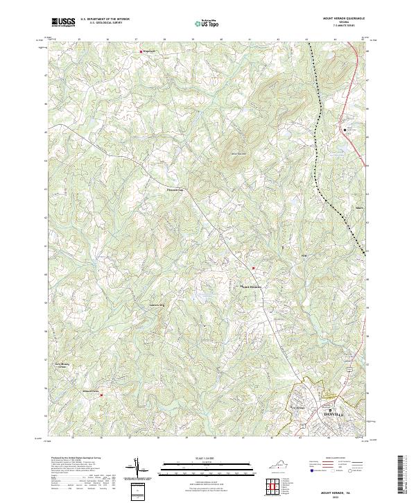Mount Hermon topographic map thumbnail