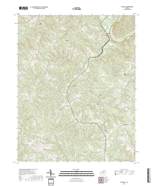 Nathalie topographic map thumbnail