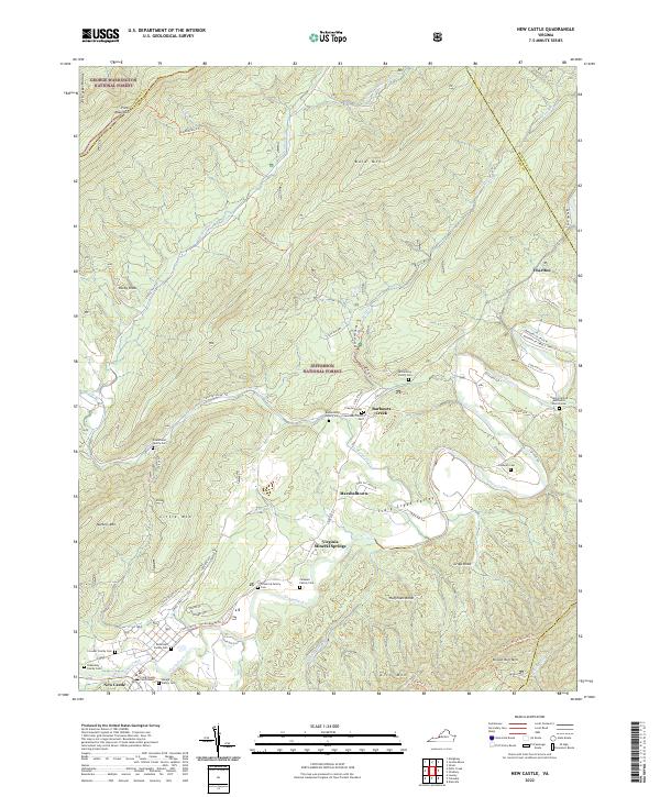 New Castle topographic map thumbnail