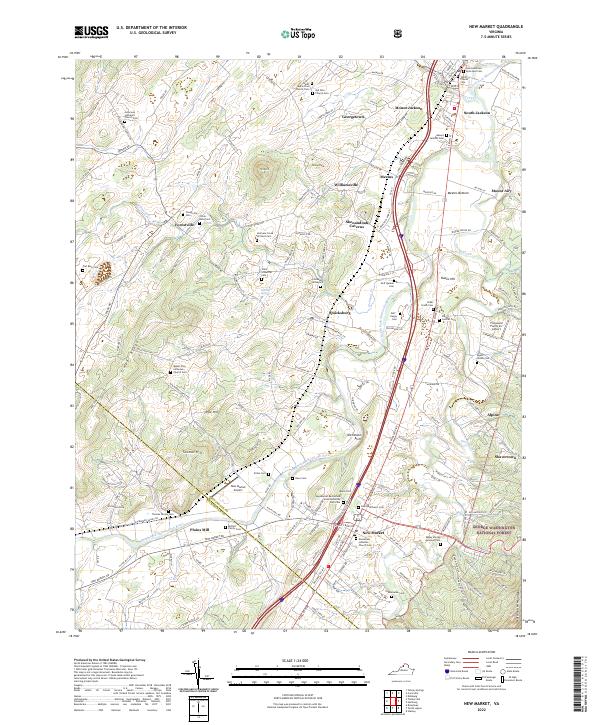New Market topographic map thumbnail