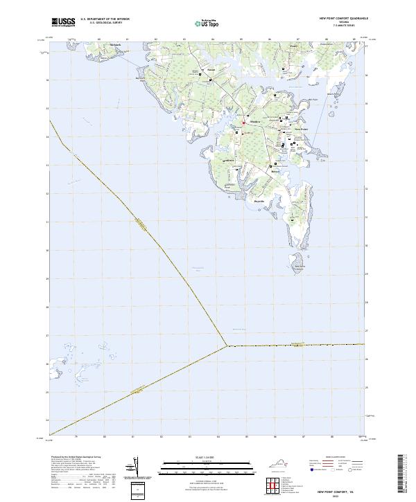 New Point Comfort topographic map thumbnail