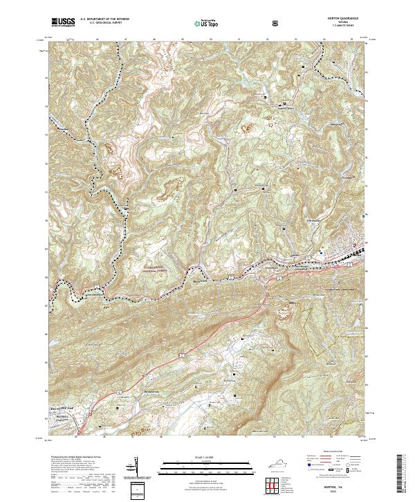Norton topographic map thumbnail