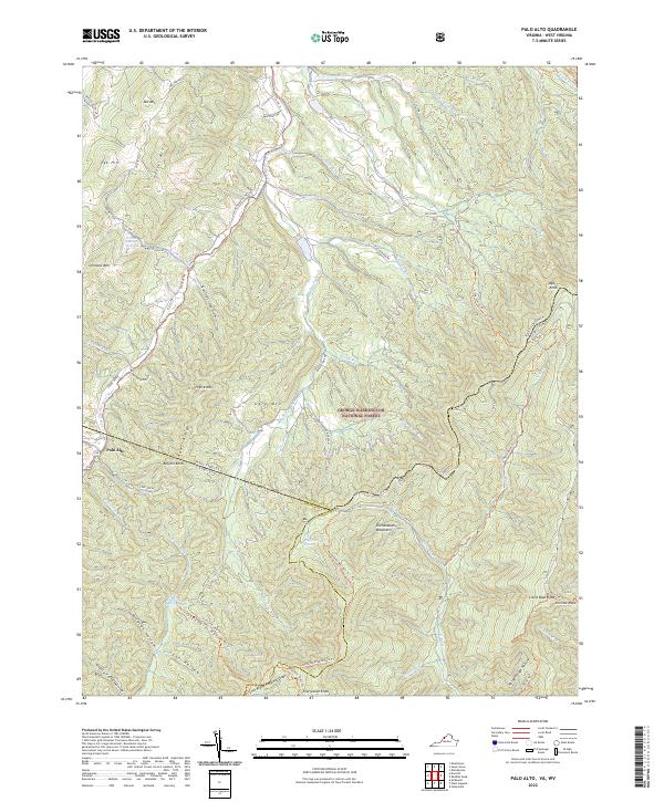 Palo Alto topographic map thumbnail