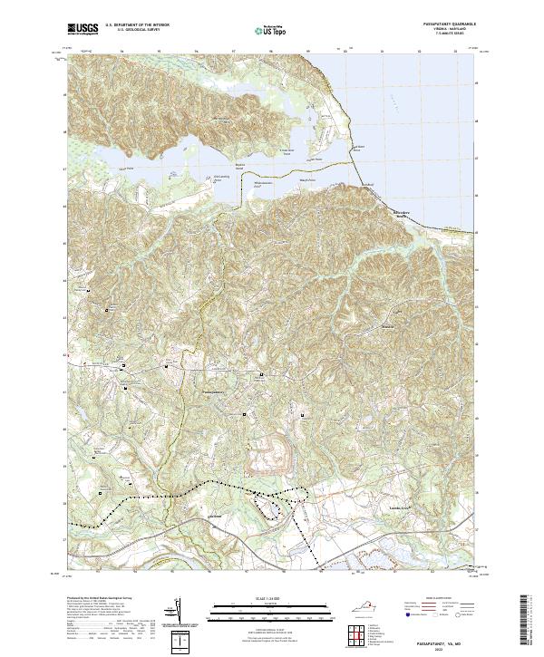Passapatanzy topographic map thumbnail