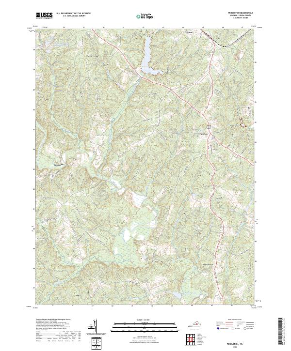 Pendleton topographic map thumbnail