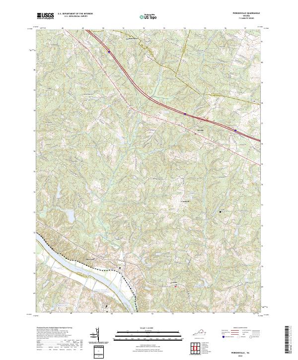Perkinsville topographic map thumbnail