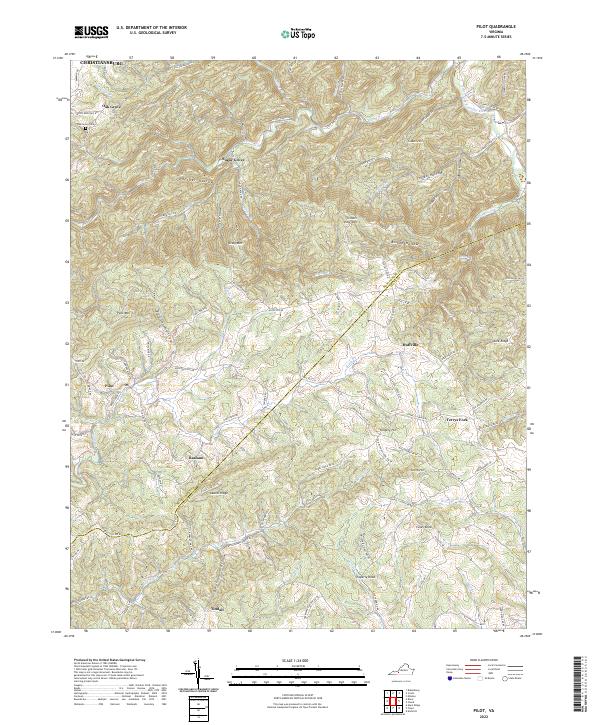Pilot topographic map thumbnail