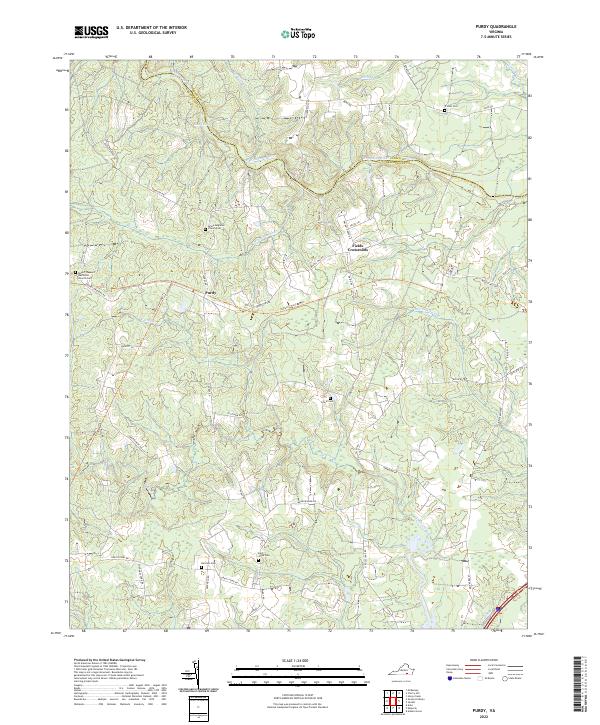 Purdy topographic map thumbnail