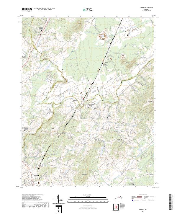 Rapidan topographic map thumbnail