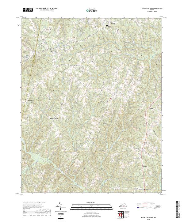 Republican Grove topographic map thumbnail
