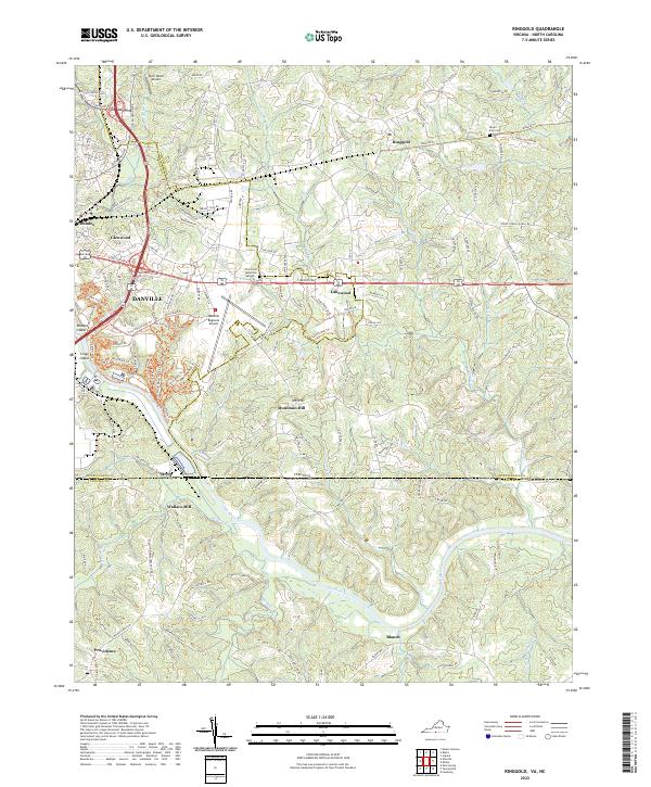 Ringgold topographic map thumbnail