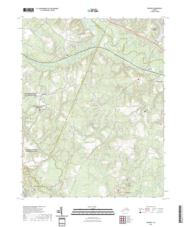 Roxbury topographic map thumbnail