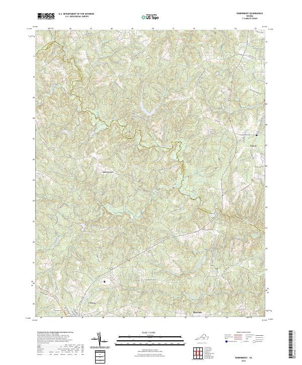 Rubermont topographic map thumbnail