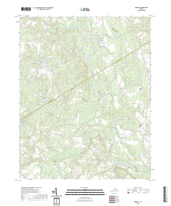 Sebrell topographic map thumbnail