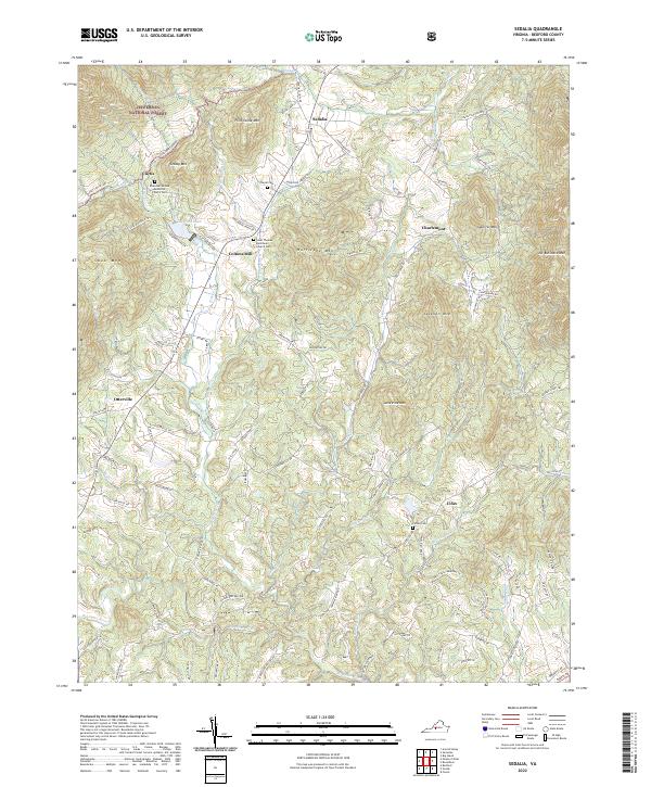 Sedalia topographic map thumbnail