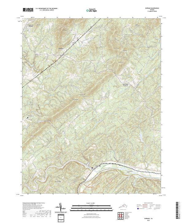 Shipman topographic map thumbnail