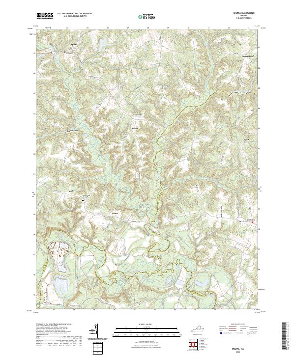 Sparta topographic map thumbnail