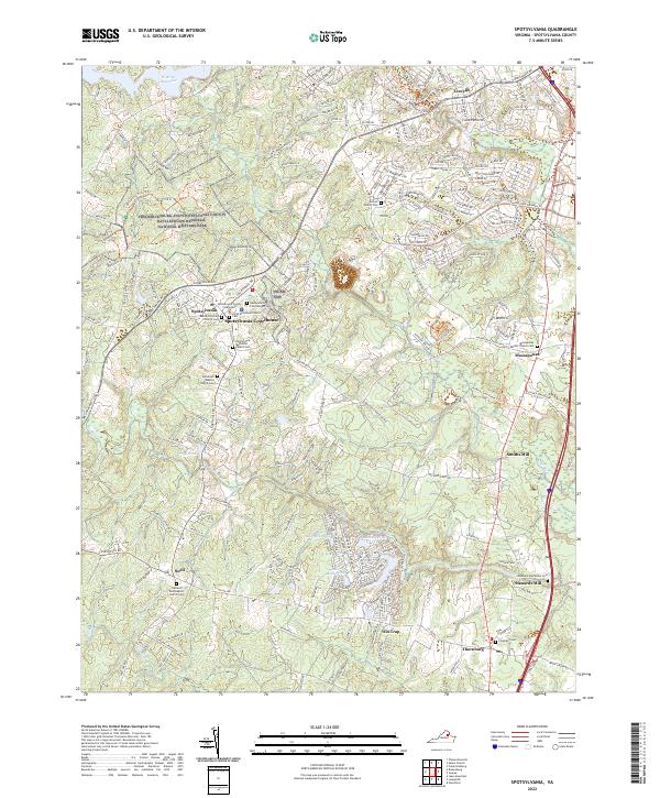 Spotsylvania topographic map thumbnail