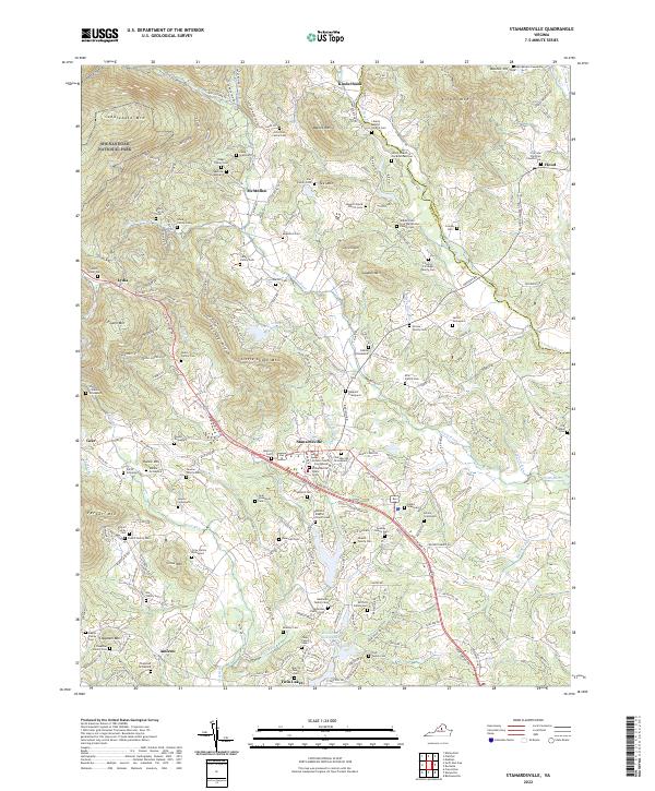 Stanardsville topographic map thumbnail