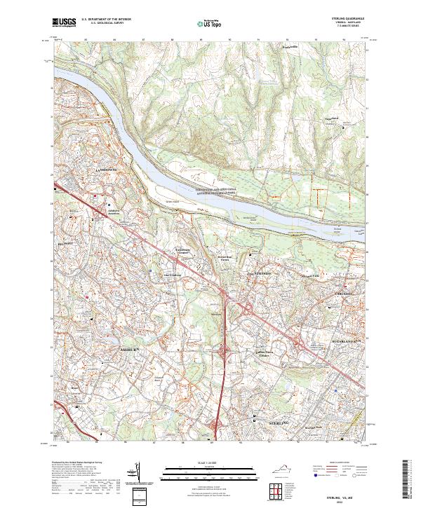 Sterling topographic map thumbnail