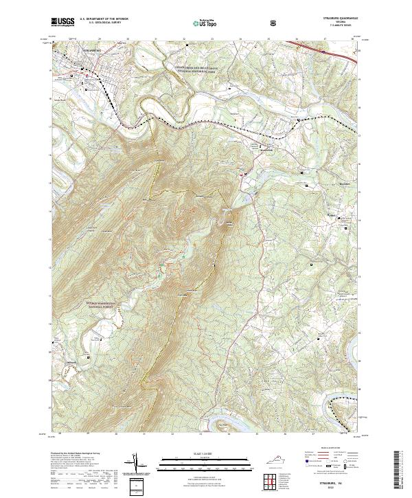 Strasburg topographic map thumbnail