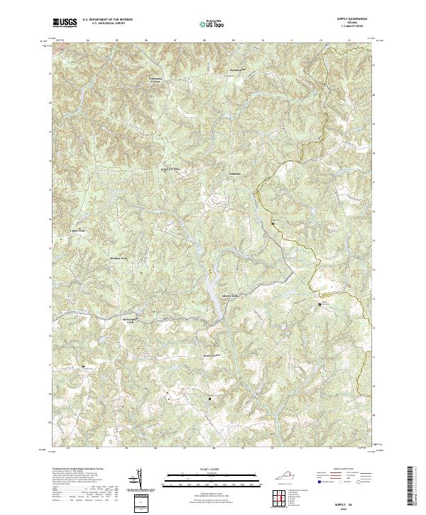 Supply topographic map thumbnail