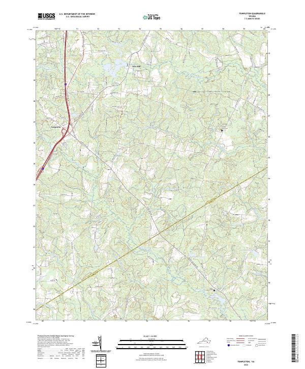 Templeton topographic map thumbnail