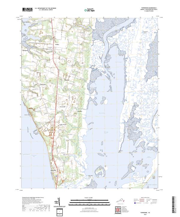 Townsend topographic map thumbnail