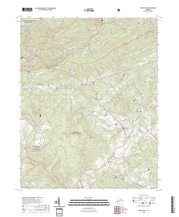 Trout Dale topographic map thumbnail