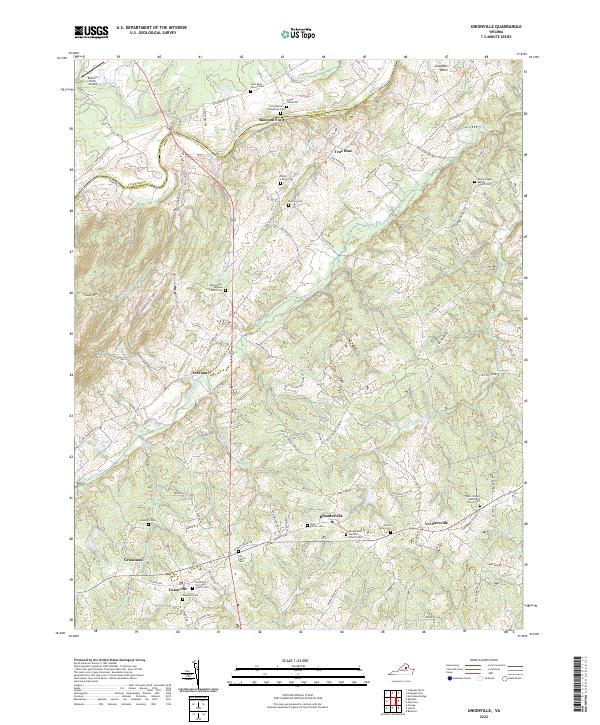 Unionville topographic map thumbnail