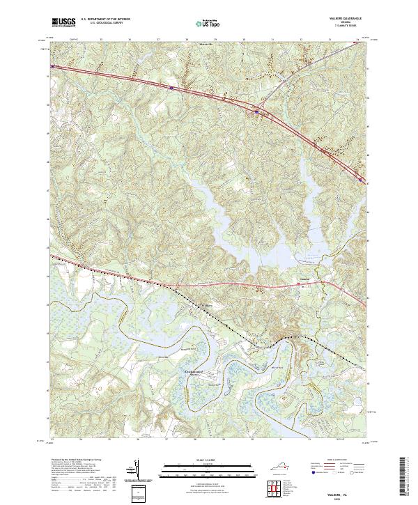 Walkers topographic map thumbnail