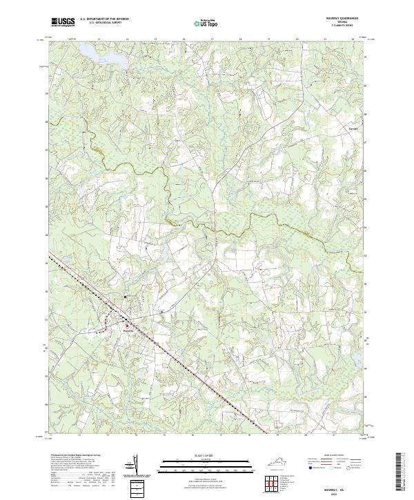 Waverly topographic map thumbnail