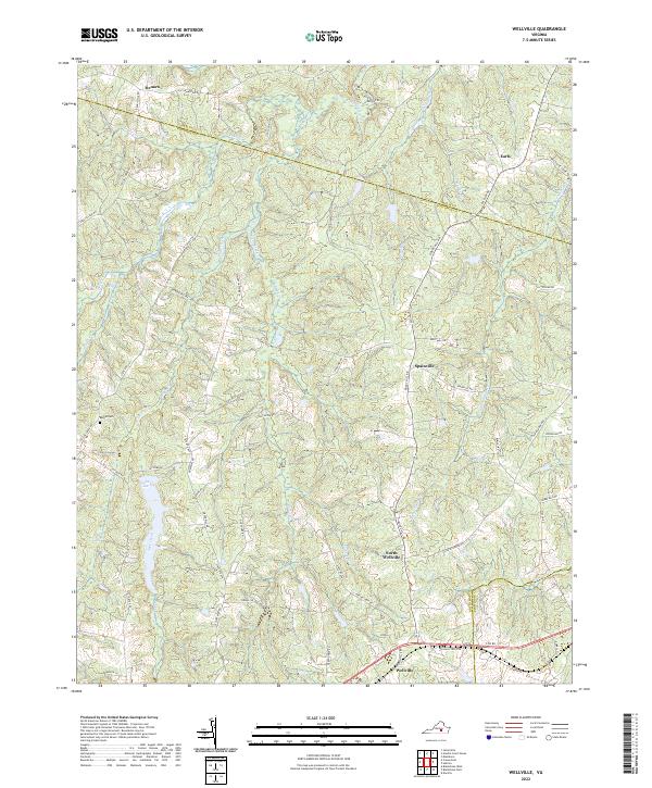 Wellville topographic map thumbnail