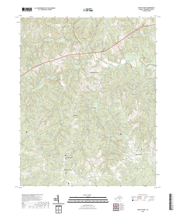 White Plains topographic map thumbnail