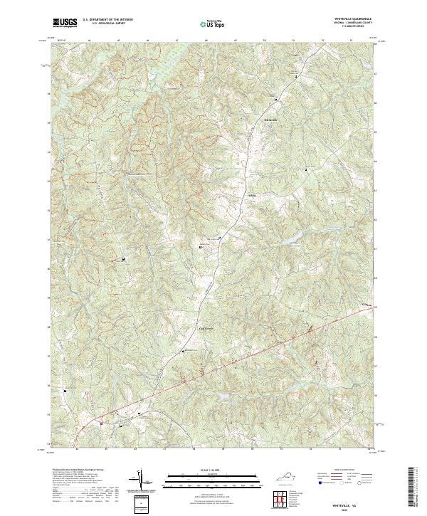 Whiteville topographic map thumbnail