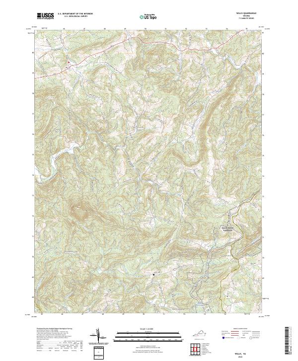Willis topographic map thumbnail