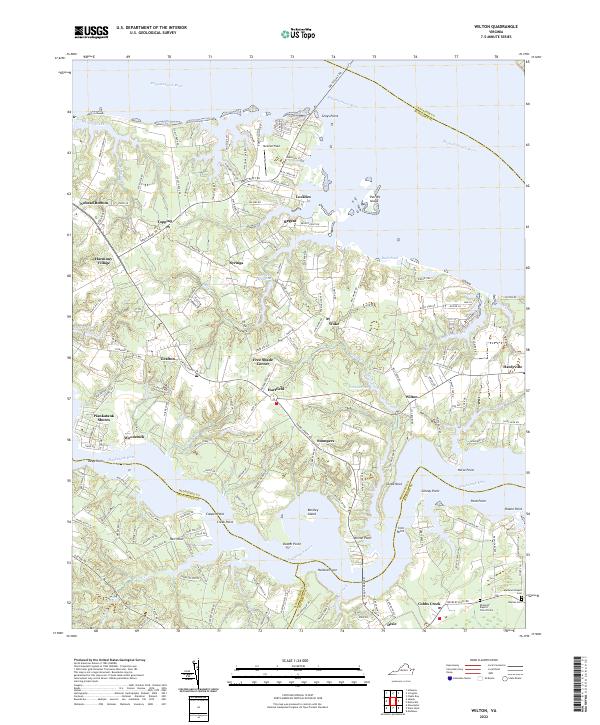 Wilton topographic map thumbnail