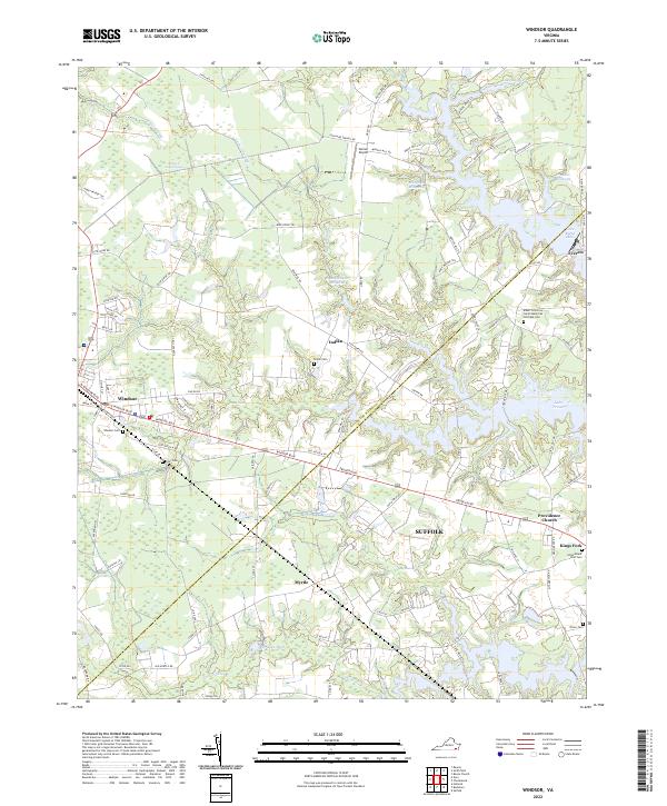 Windsor topographic map thumbnail