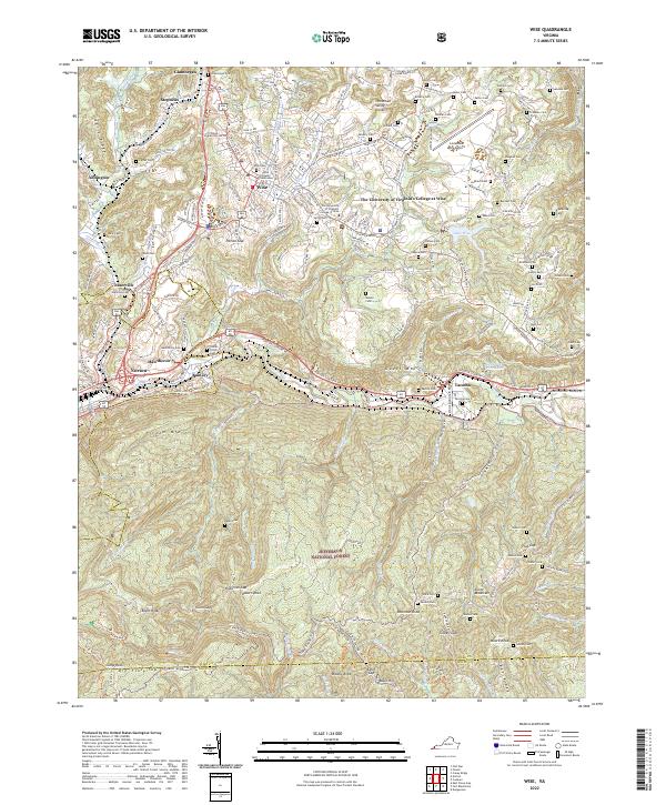 Wise topographic map thumbnail